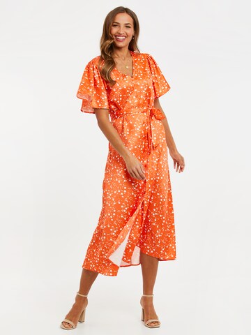 Threadbare Blusekjole 'Fruit' i orange