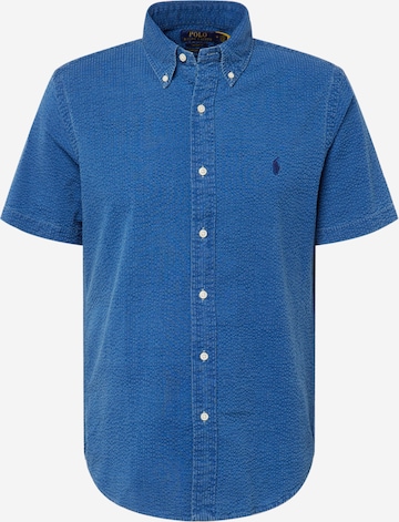 Polo Ralph Lauren - Camisa em azul: frente