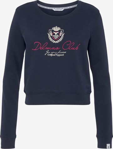 DELMAO Sweatshirt in Blue: front