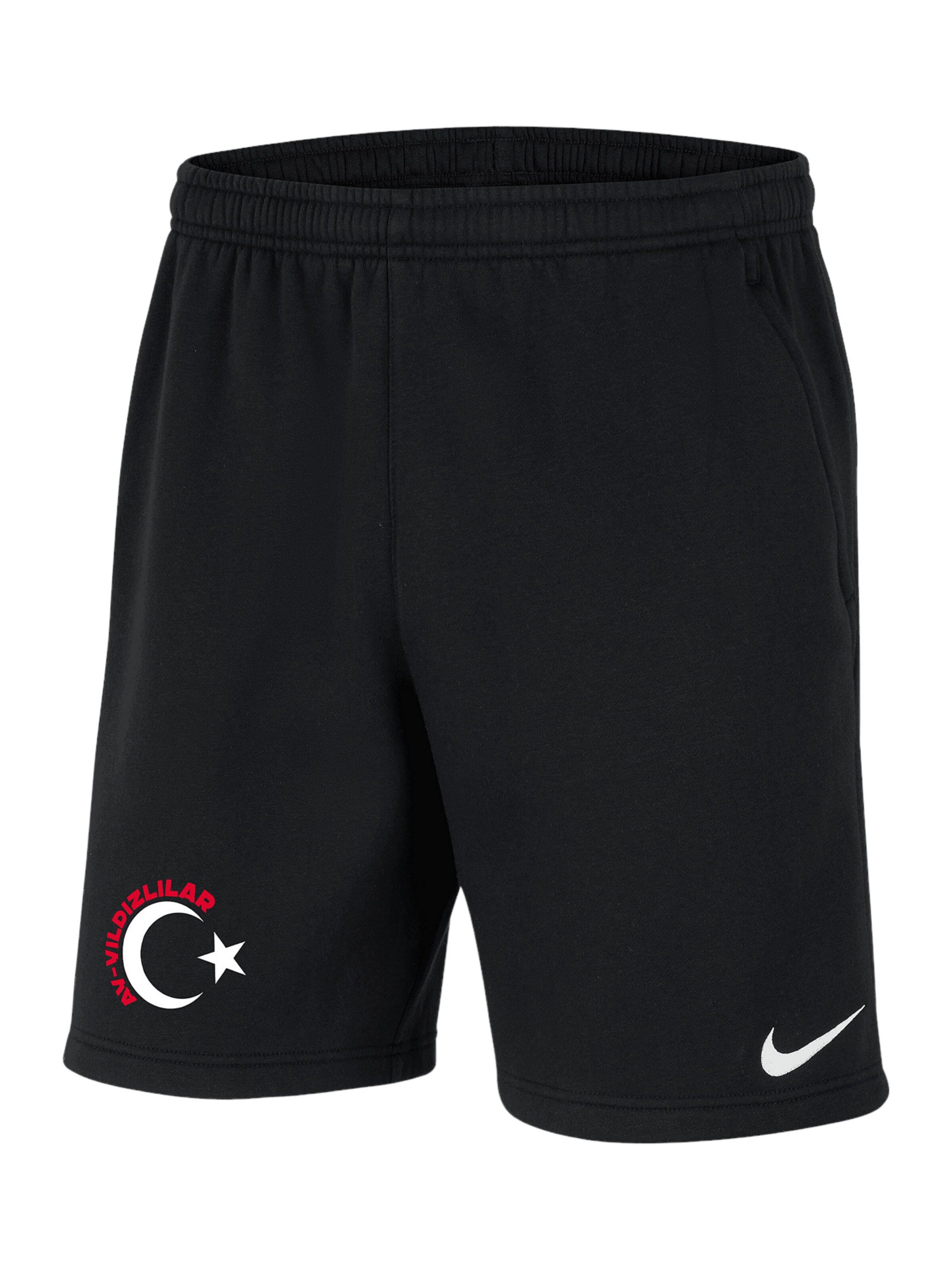 NIKE Loosefit Sporthose in Schwarz: Vorderseite