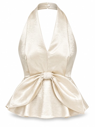 Ombre - Top en beige: frente
