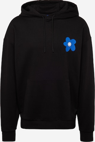 Sweat-shirt 'Nolumbine' HUGO Blue en noir : devant