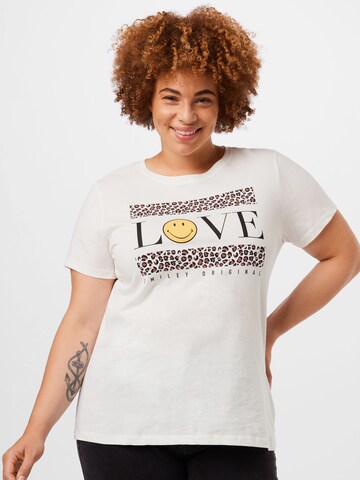 ONLY Carmakoma Shirt in White: front