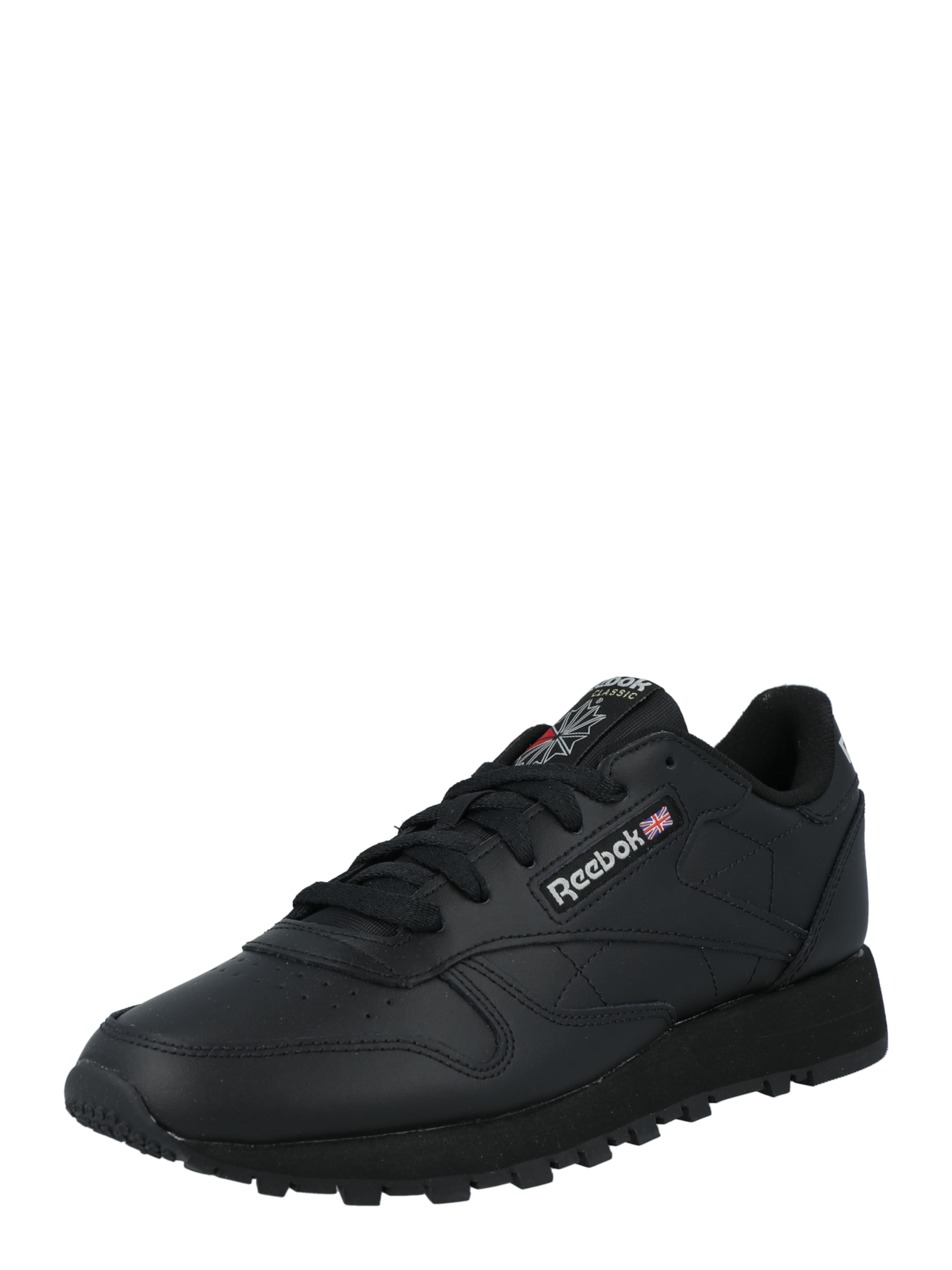 Reebok - Zapatillas deportivas bajas 'Classic' en negro: frente