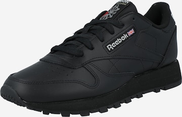 Reebok - Sapatilhas baixas 'Classic' em preto: frente