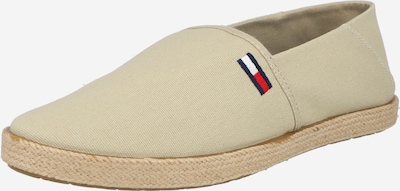 Tommy Jeans Espadrilles in hellbeige / navy / hellrot / weiß, Produktansicht