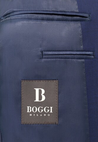 Boggi Milano Regular Suit 'Prince Of Wales' in Blue