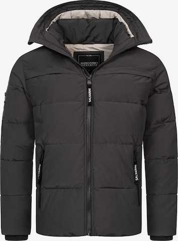 Alessandro Salvarini Winter jacket in Grey: front