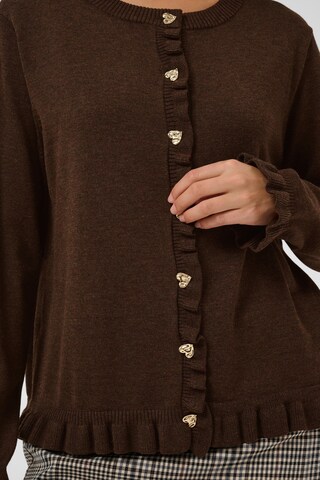 Cardigan 'Clare' CULTURE en marron