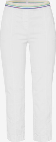 TONI Regular Pants in White: front