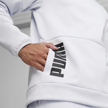 PUMA Sportsweatshirt 'Train All Day PWRFleece Trainings' in Grijs