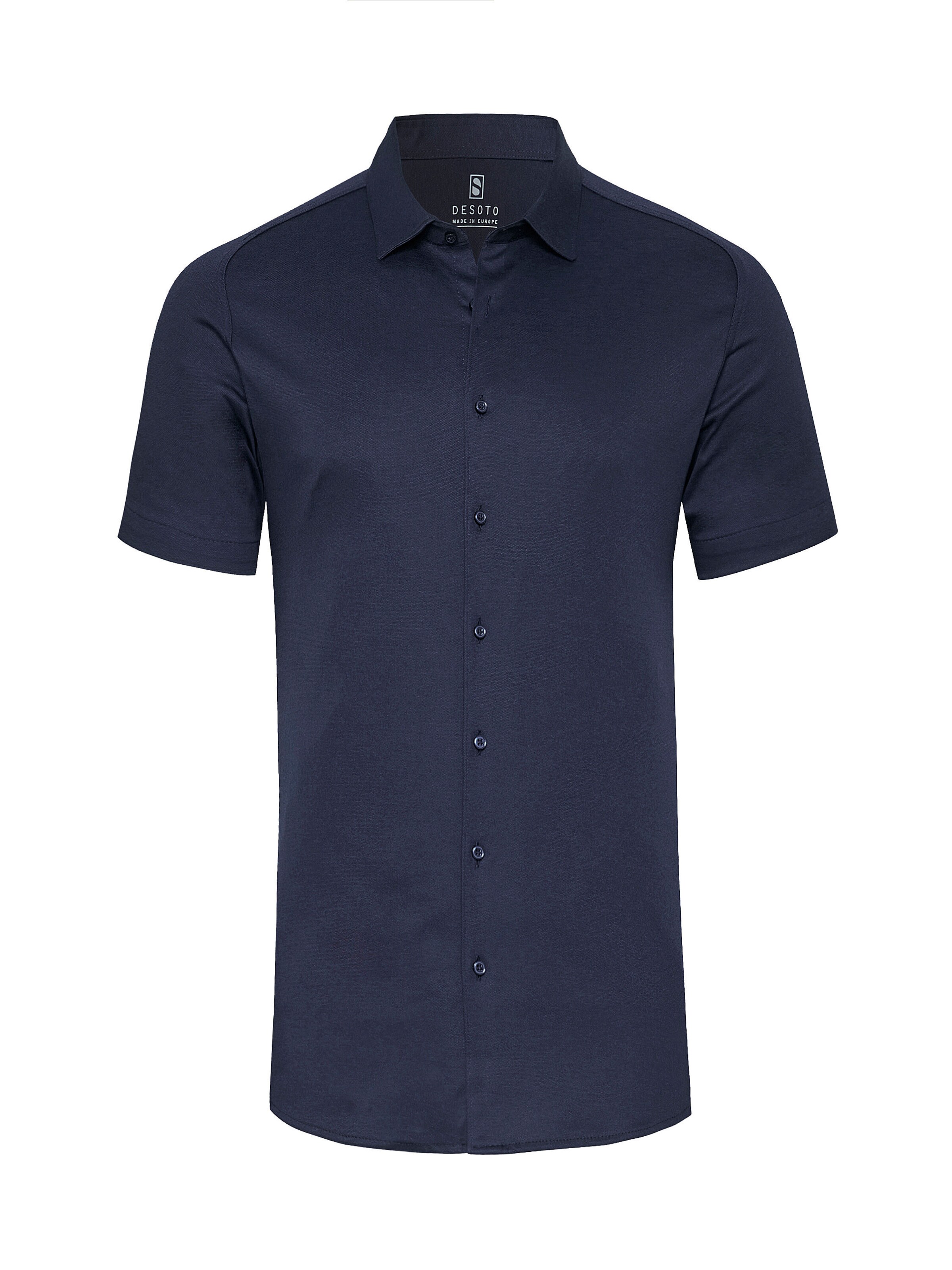 Coupe slim Chemise business DESOTO en bleu : devant