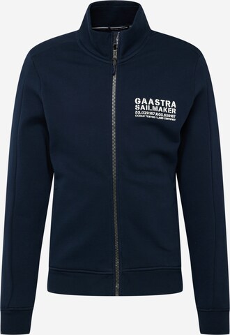 Gaastra - Sudadera con cremallera 'Side' en azul: frente