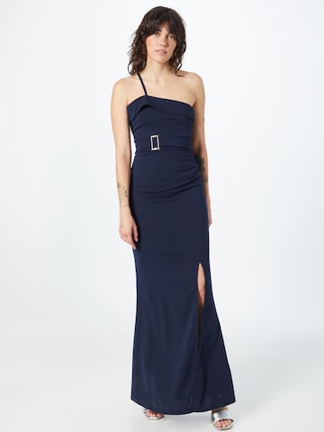 WAL G. Evening Dress in Blue: front