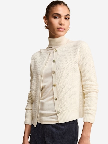 Cardigan Il Lanificio en beige : devant