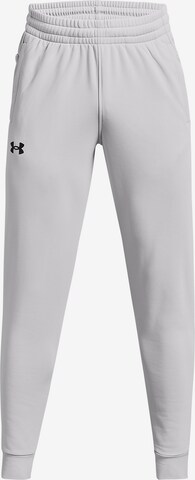 UNDER ARMOUR Tapered Sporthose in Grau: predná strana