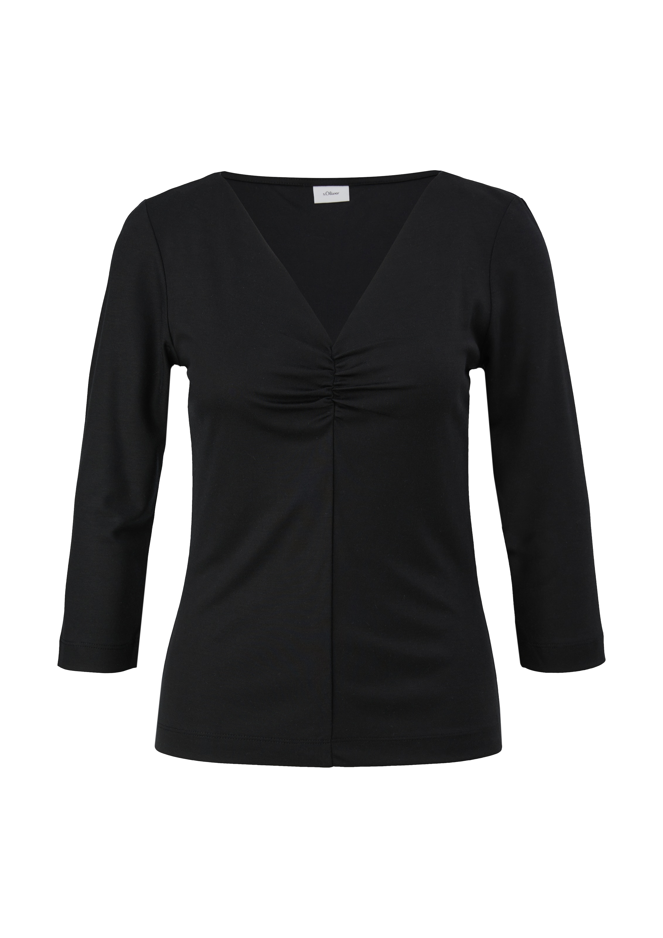 s.Oliver BLACK LABEL Koszulka w kolorze czarny: przód