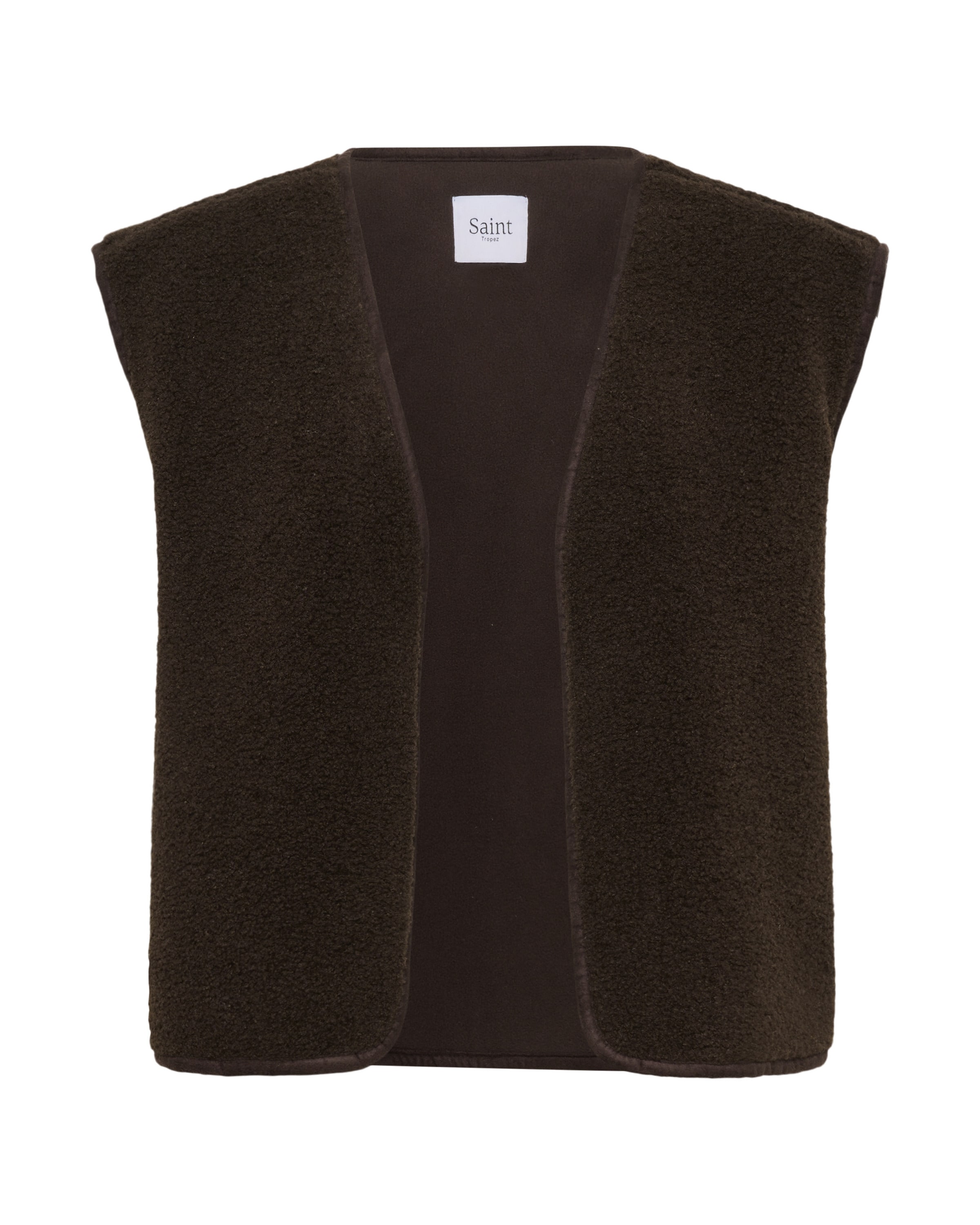 Gilet 'Icaria' SAINT TROPEZ en marron : devant