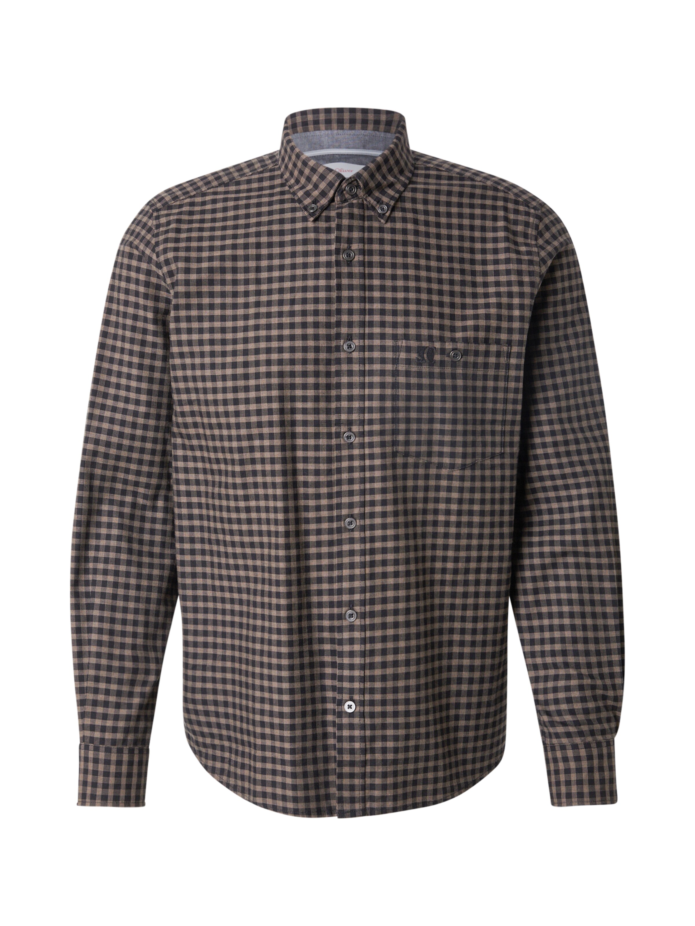 s.Oliver Regularny krój Koszula w kolorze czarny: przód