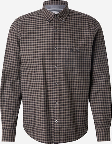 Coupe regular Chemise s.Oliver en noir : devant