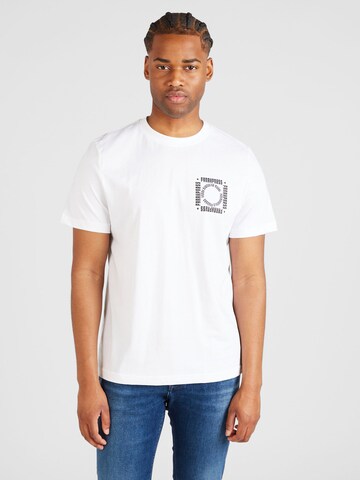 T-Shirt 'RAFAEL' FARAH en blanc : devant