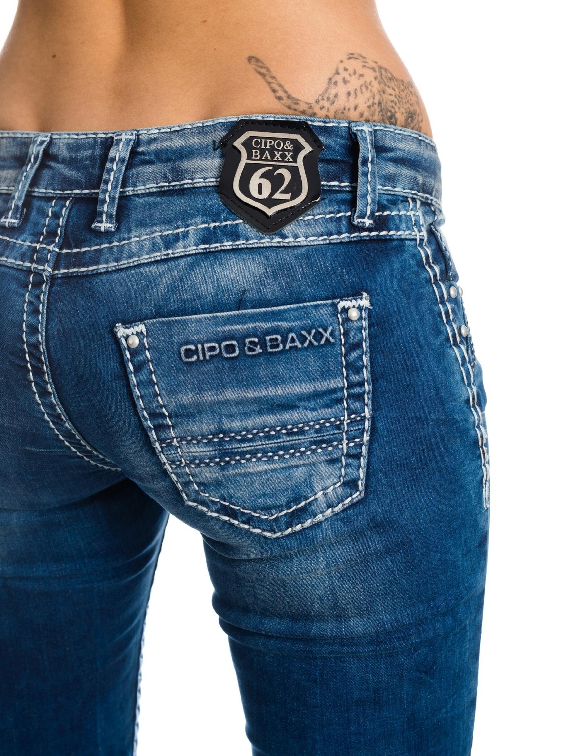 CIPO & BAXX Skinny Jeans 'BJ639' in Blue