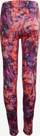 KILLTEC Skinny Workout Pants 'Kos' in Orange