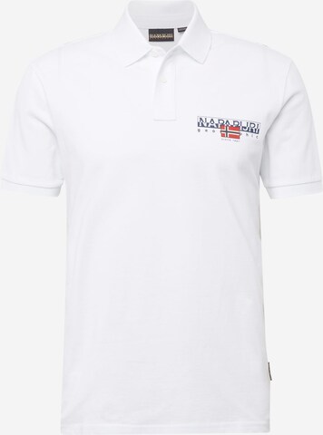 NAPAPIJRI T-shirt 'AYLMER' i vit: framsida