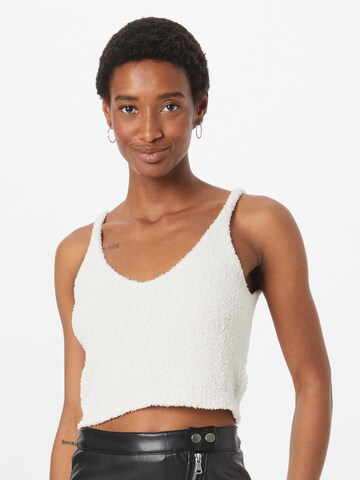 STEVE MADDEN - Top de malha em branco: frente