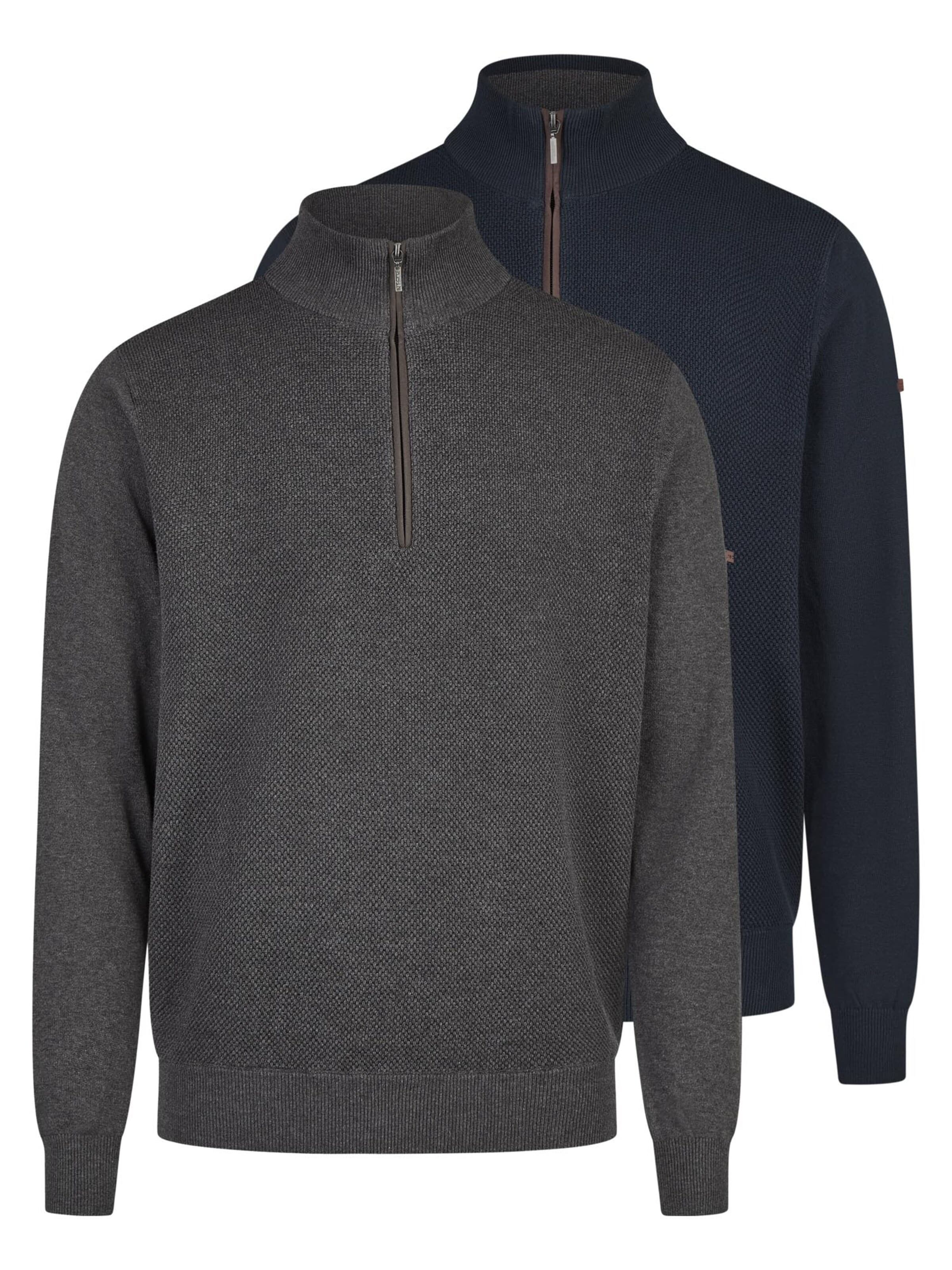 redmond Sweater 'Basic' in Grey: front