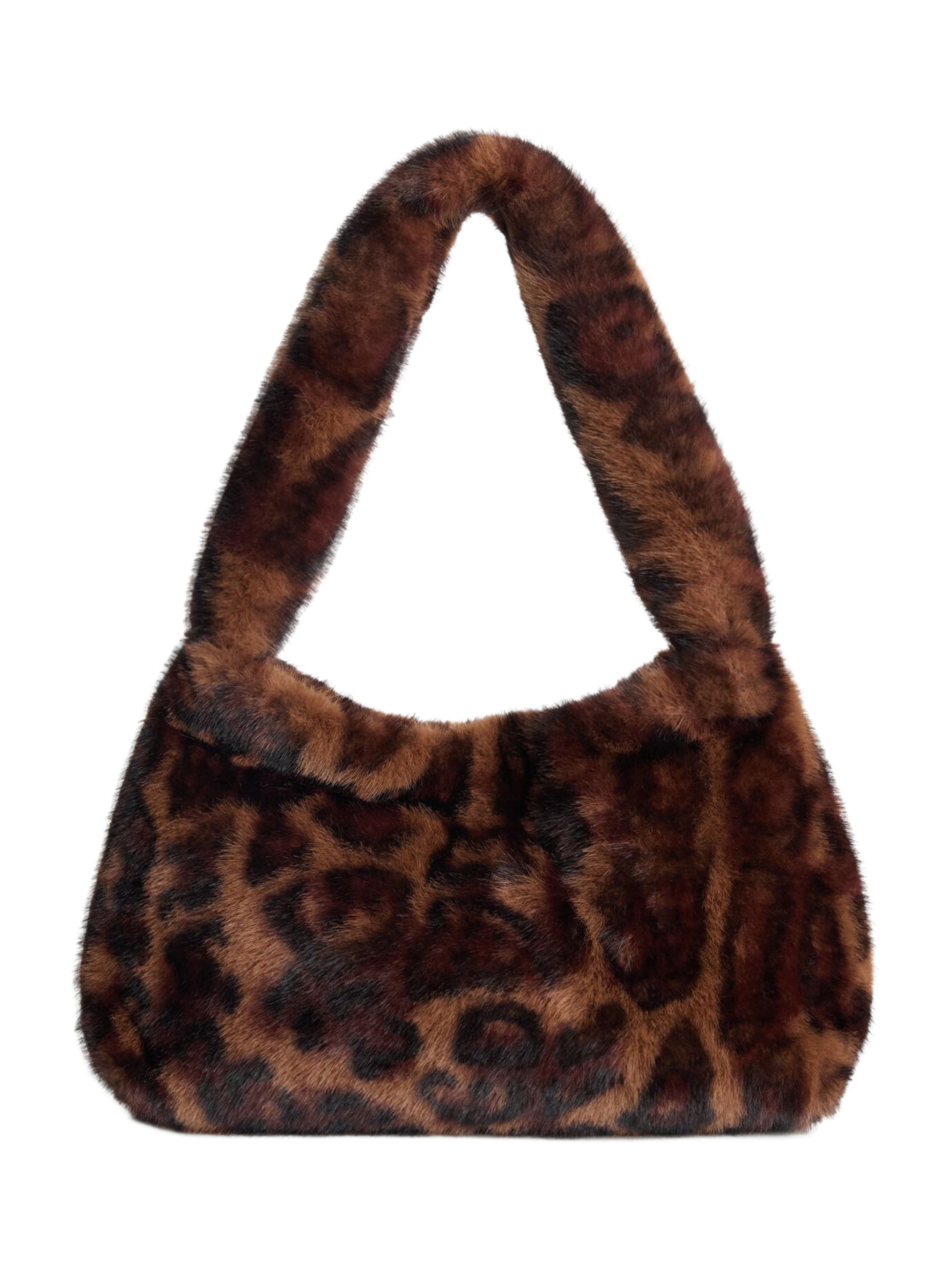 Geantă de umăr de la Bershka pe negru: față