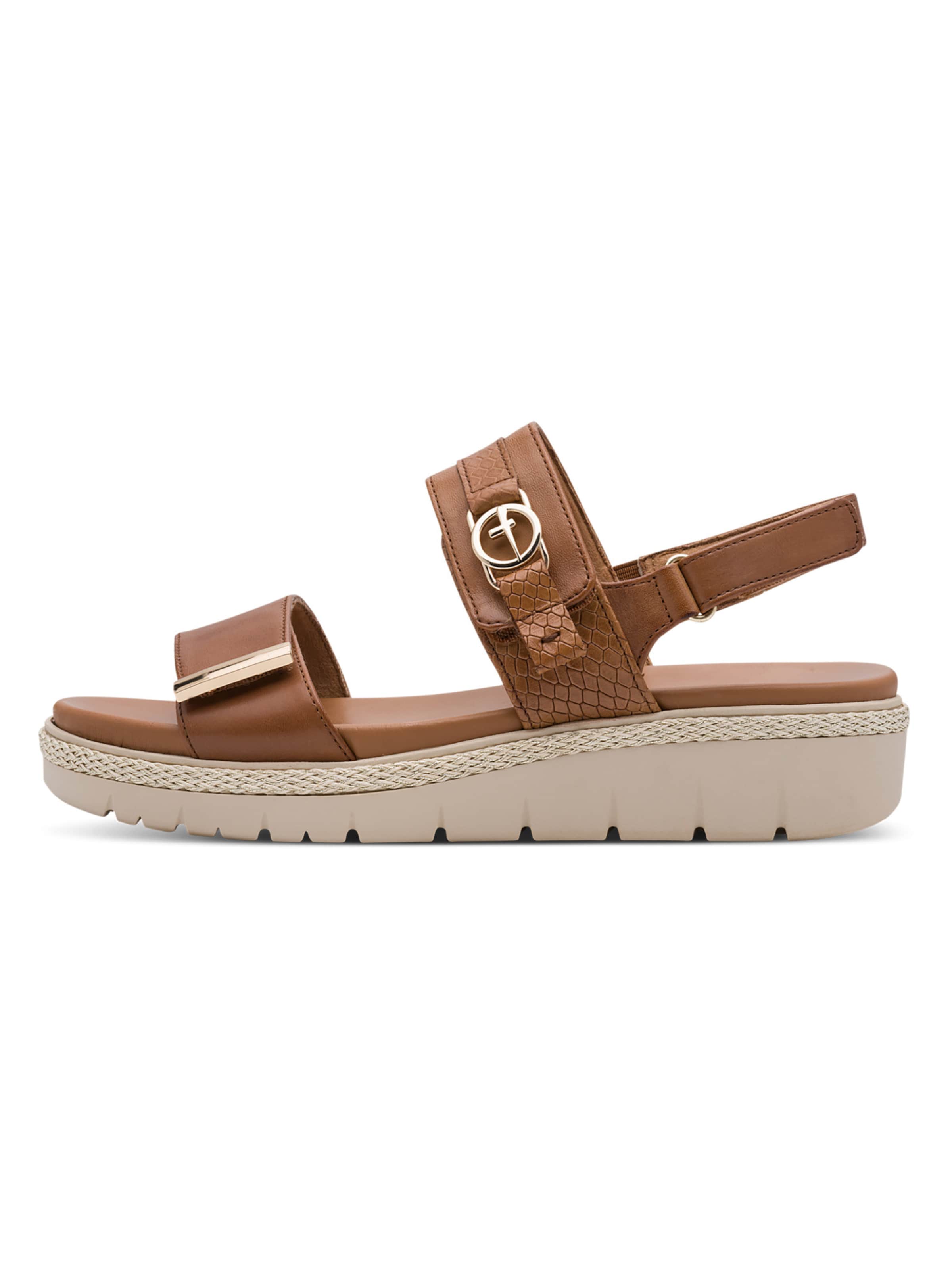 Tamaris Sandalen met riem in Bruin