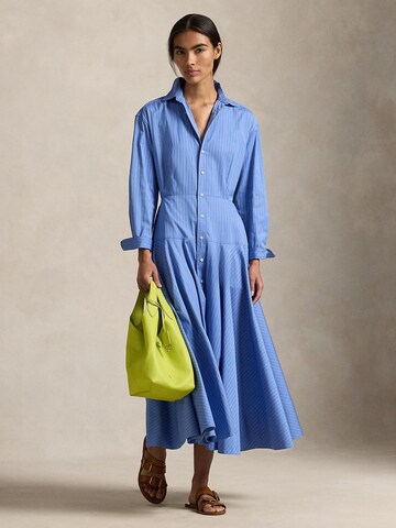 Polo Ralph Lauren Shirt dress in Blue: front