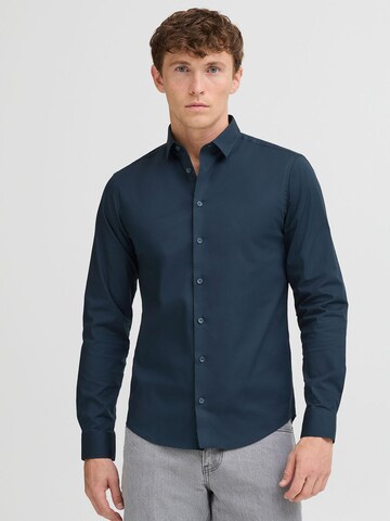 Coupe slim Chemise business Casual Friday en bleu