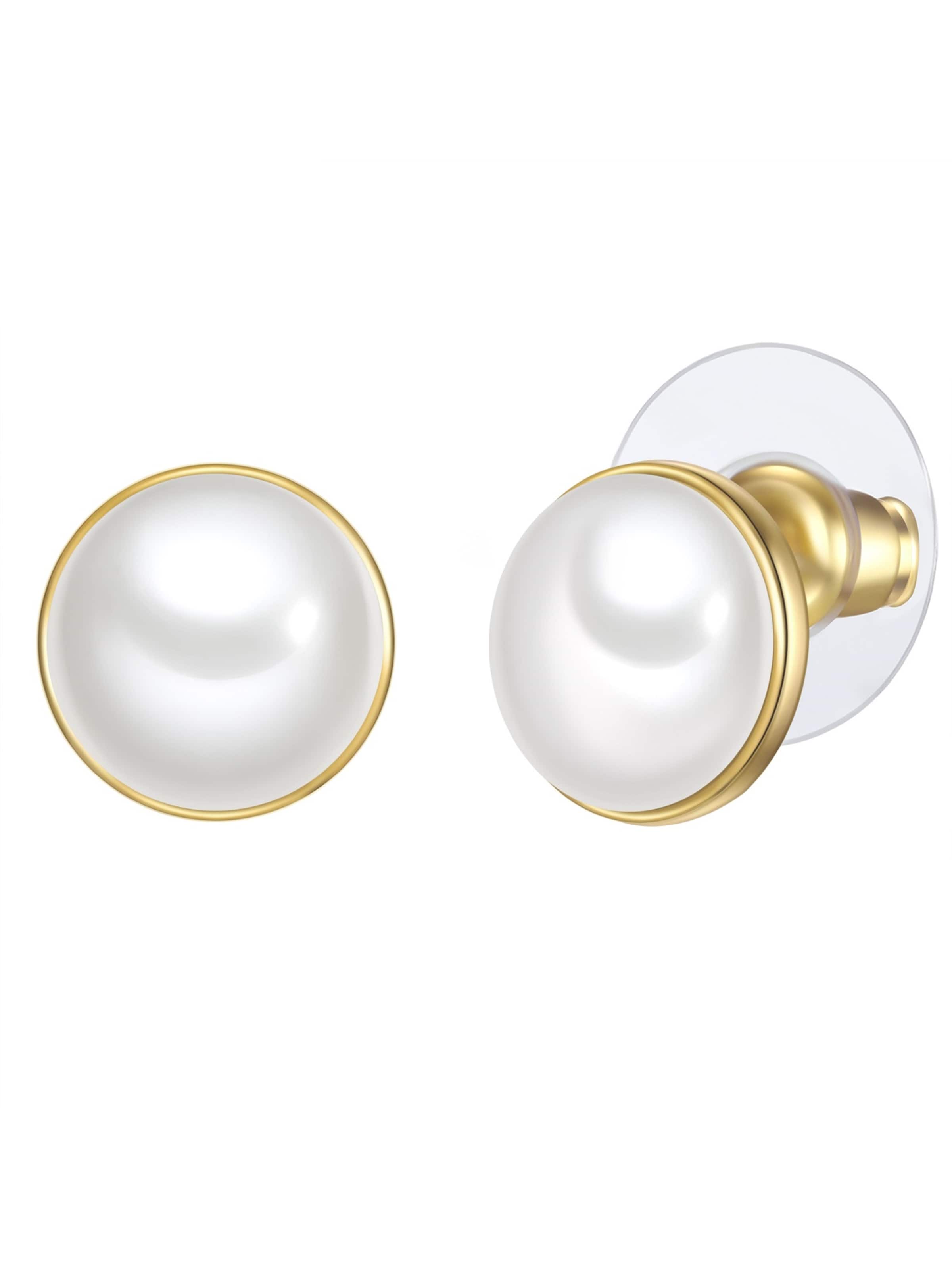 Yokoamii Earrings in Gold: front