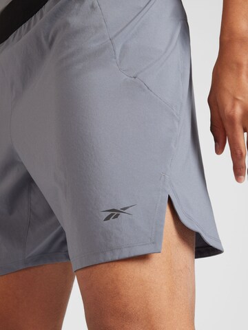 Reebok Regular Workout Pants 'SPEED 3.0' in Grey