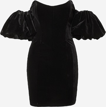 Nasty Gal - Vestido de cocktail em preto: frente