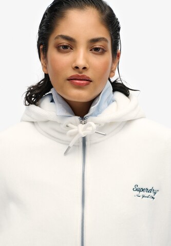 Veste de survêtement 'Country Club' Superdry en blanc