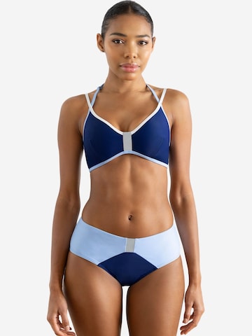 Horizon Athletic - Braga de bikini deportiva 'Coral Sea Bikini Bottom Luna' en azul: frente