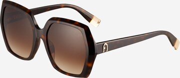 FURLA Okulary przeciwsłoneczne 'WD00054' w kolorze brązowy: przód