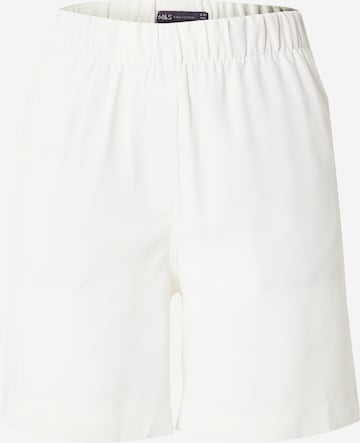 Marks & Spencer Regular Trousers in Beige: front