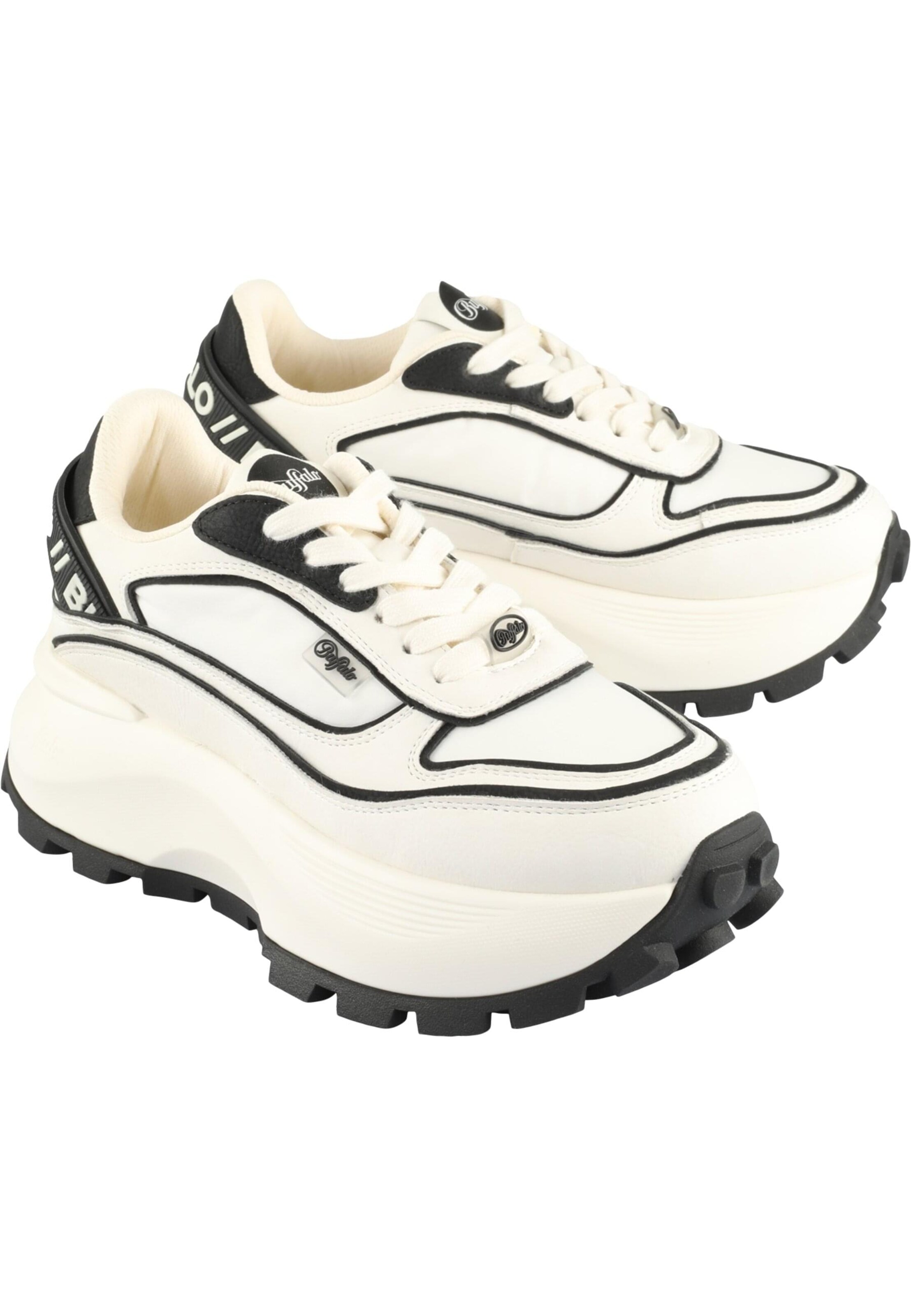 BUFFALO Σνίκερ χαμηλό 'Manhatten One' σε λευκό