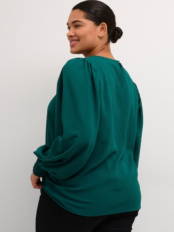 KAFFE CURVE Bluse 'Dory' i grønn