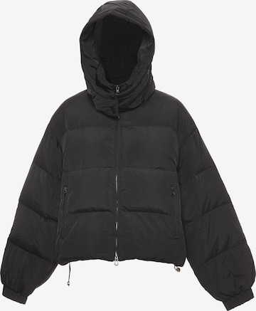 MYMO Tussenjas in Zwart: voorkant