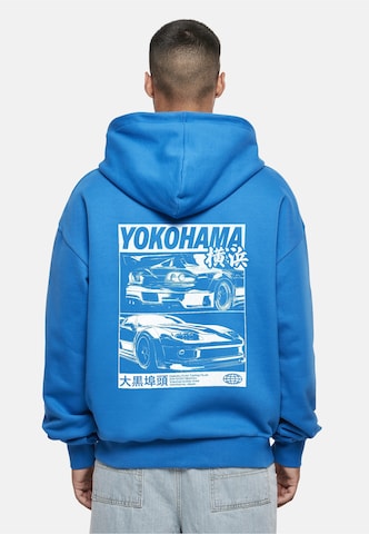 Pull-over 'Yokohama Race' Mister Tee en bleu : devant