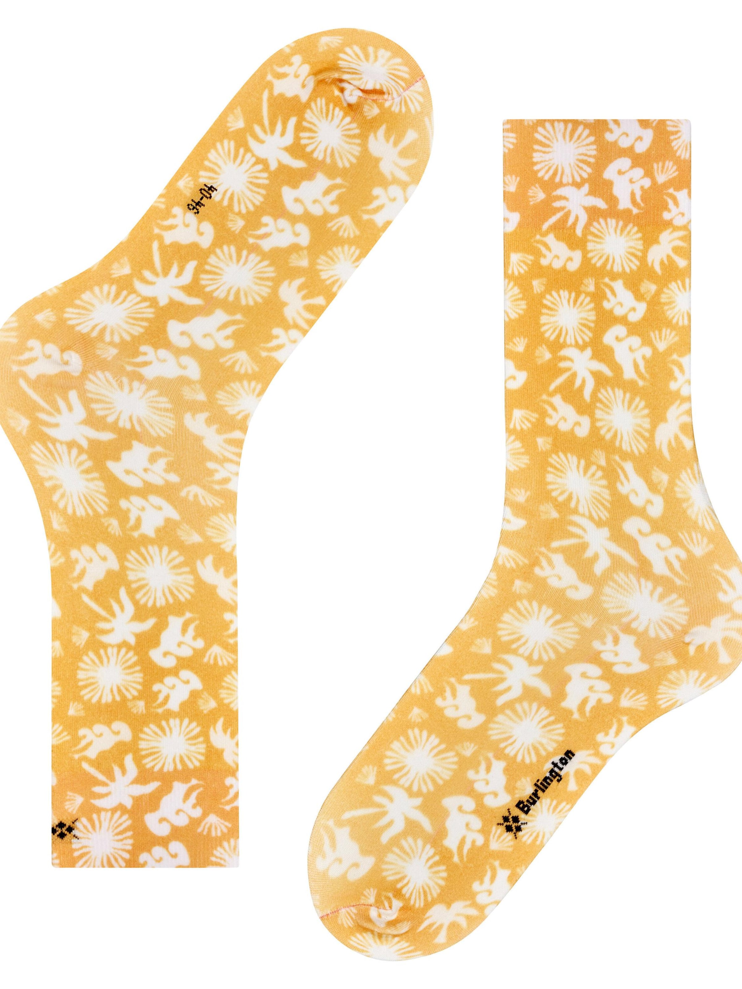 BURLINGTON Socks 'Lagoon' in Yellow