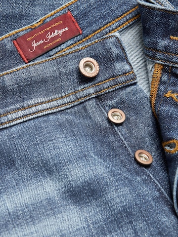 JACK & JONES Tapered Farkut 'FRANK' värissä sininen