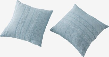 HOME AFFAIRE Pillow in Blue: front