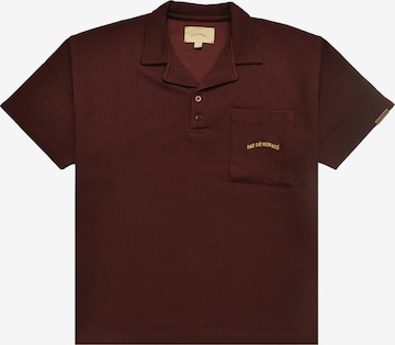 Pas De Monaco - Camiseta 'WAFFLE' en rojo: frente