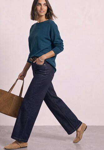 STREET ONE Dolman Pullover mit Boat Neck in Blau